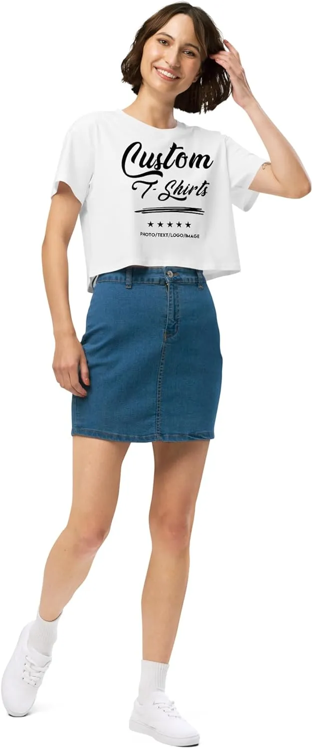 Custom Shirts for Men Womens Kids, Personalized Clothing Gifts, Design Your Own