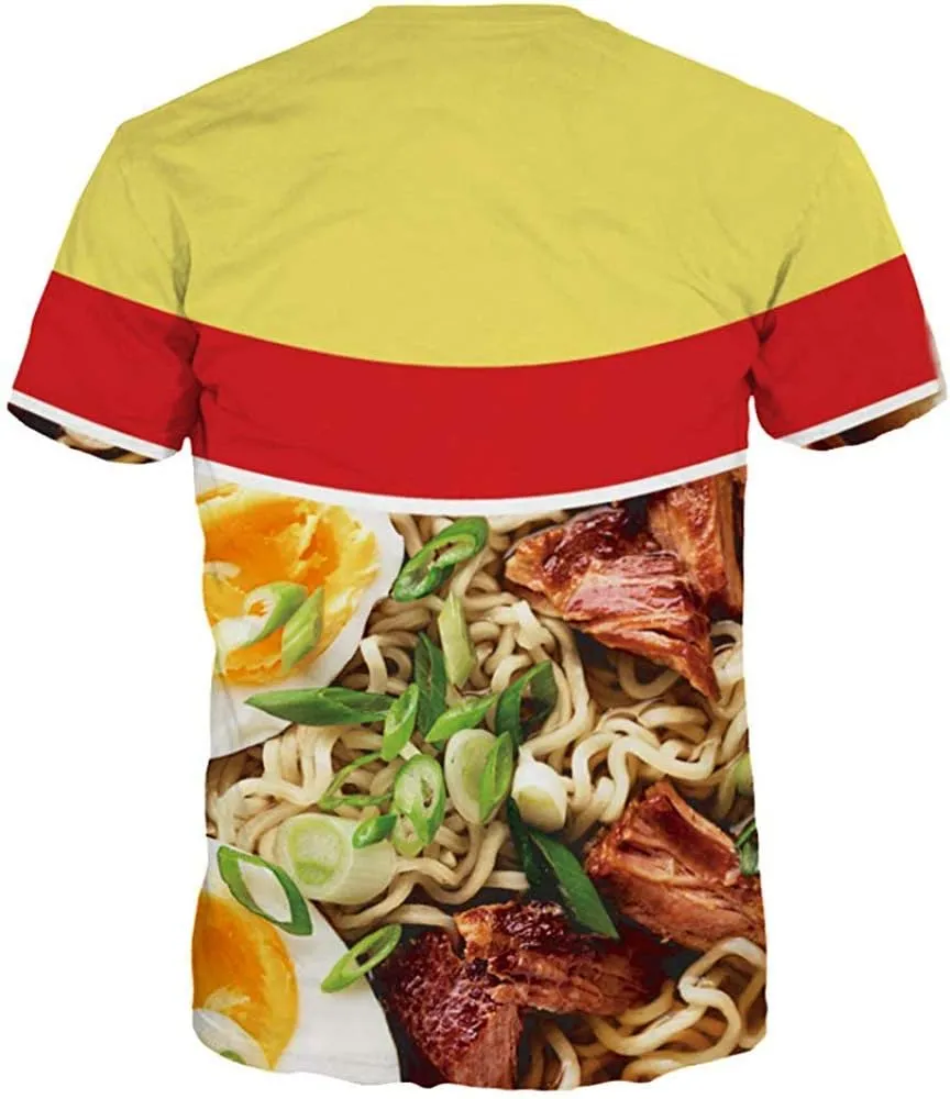 Keasmto 3D Print Cool T Shirts Graphic Design Casual Summer Short Sleeve Fashion Tees Shirt for Men Women