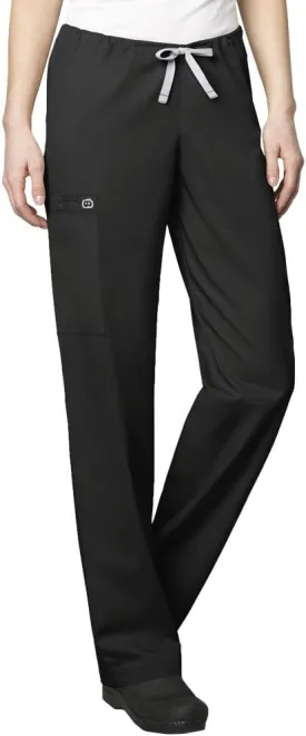 WonderWink Women's Petite Plus Drawstring Cargo Pant-Tall